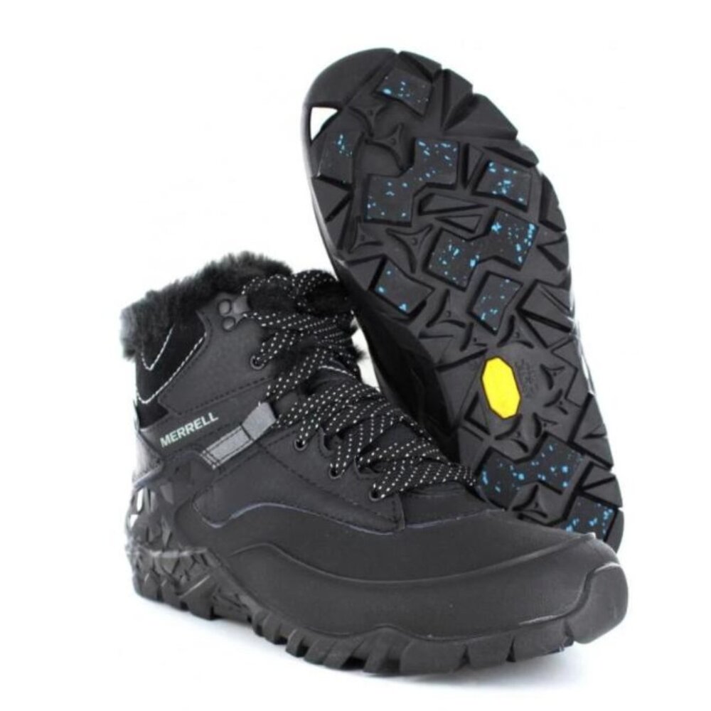 Merrell Aurora 6 Ice+ winter boots, Vibram Artic Grip soles - women sz 36